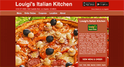 Desktop Screenshot of louigisitalian.com
